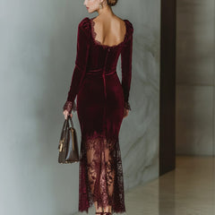 Emma | Velvet Women Maxi Formal Dress