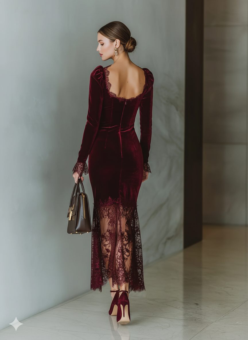 Emma | Velvet Women Maxi Formal Dress