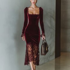 Emma | Velvet Women Maxi Formal Dress