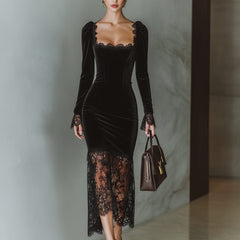 Emma | Velvet Women Maxi Formal Dress