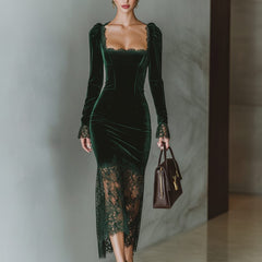 Emma | Velvet Women Maxi Formal Dress