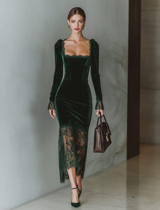 Emma | Velvet Women Maxi Formal Dress