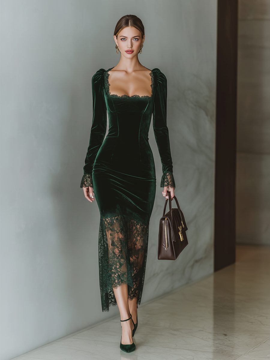 Emma | Velvet Women Maxi Formal Dress