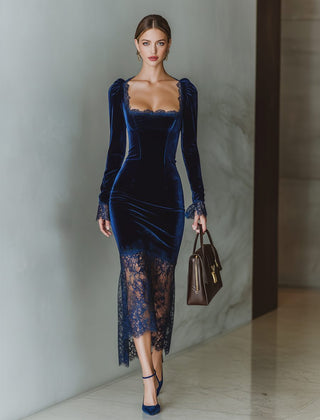 Emma | Velvet Women Maxi Formal Dress