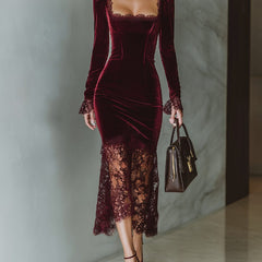 Emma | Velvet Women Maxi Formal Dress