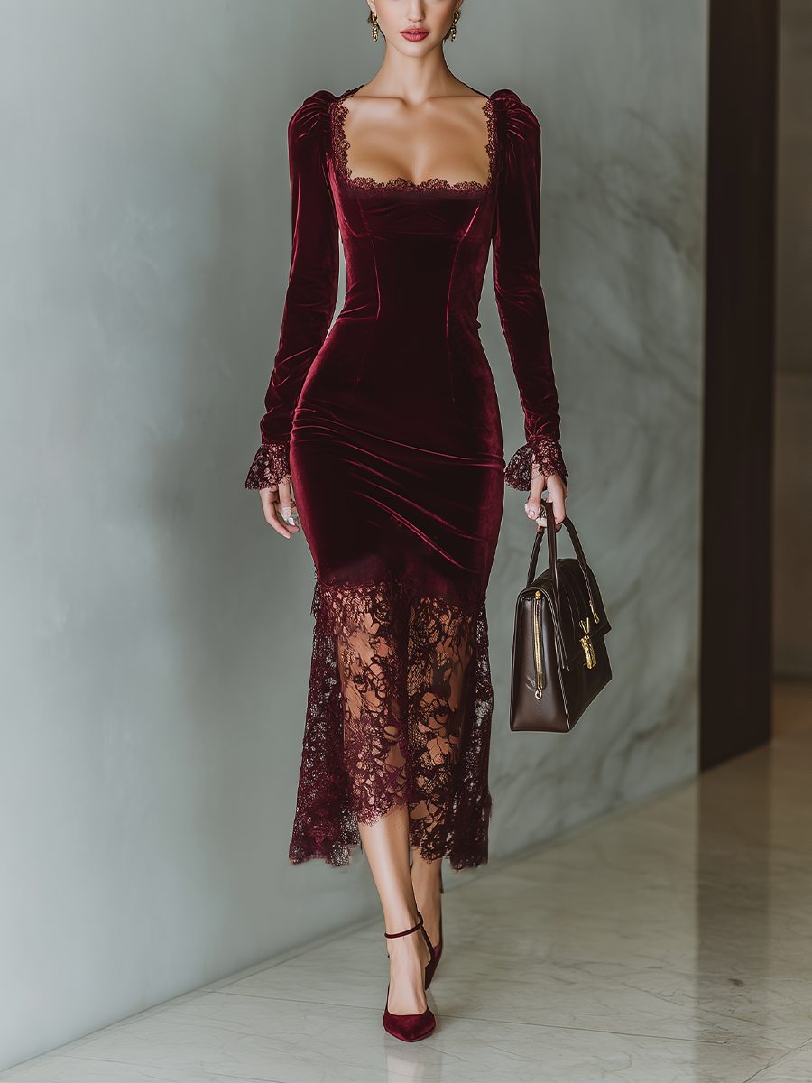 Emma | Velvet Women Maxi Formal Dress
