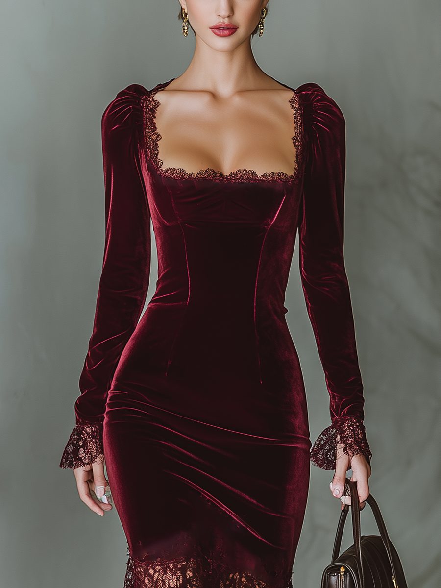 Emma | Velvet Women Maxi Formal Dress