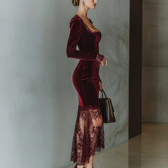 Emma | Velvet Women Maxi Formal Dress