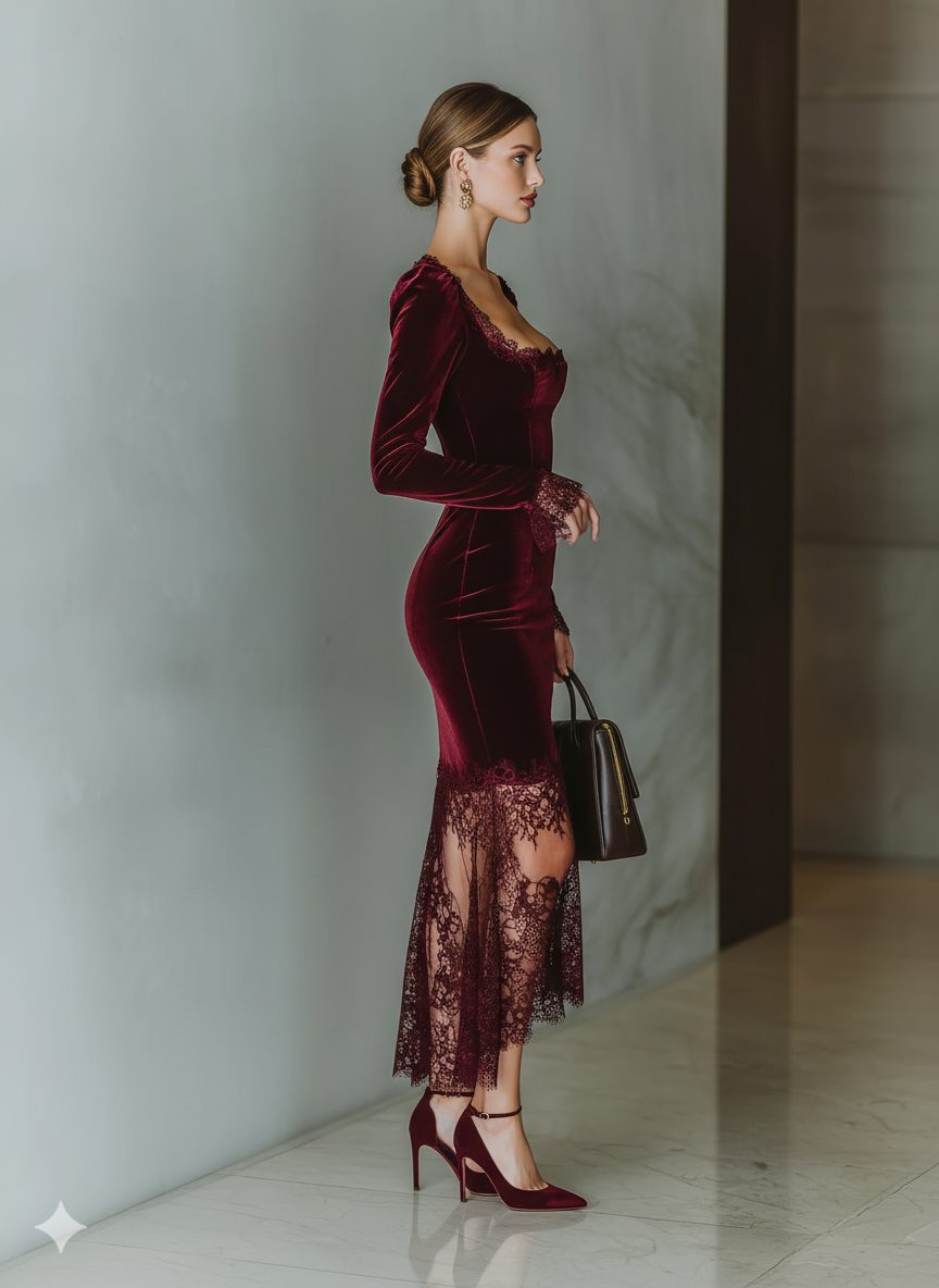Emma | Velvet Women Maxi Formal Dress