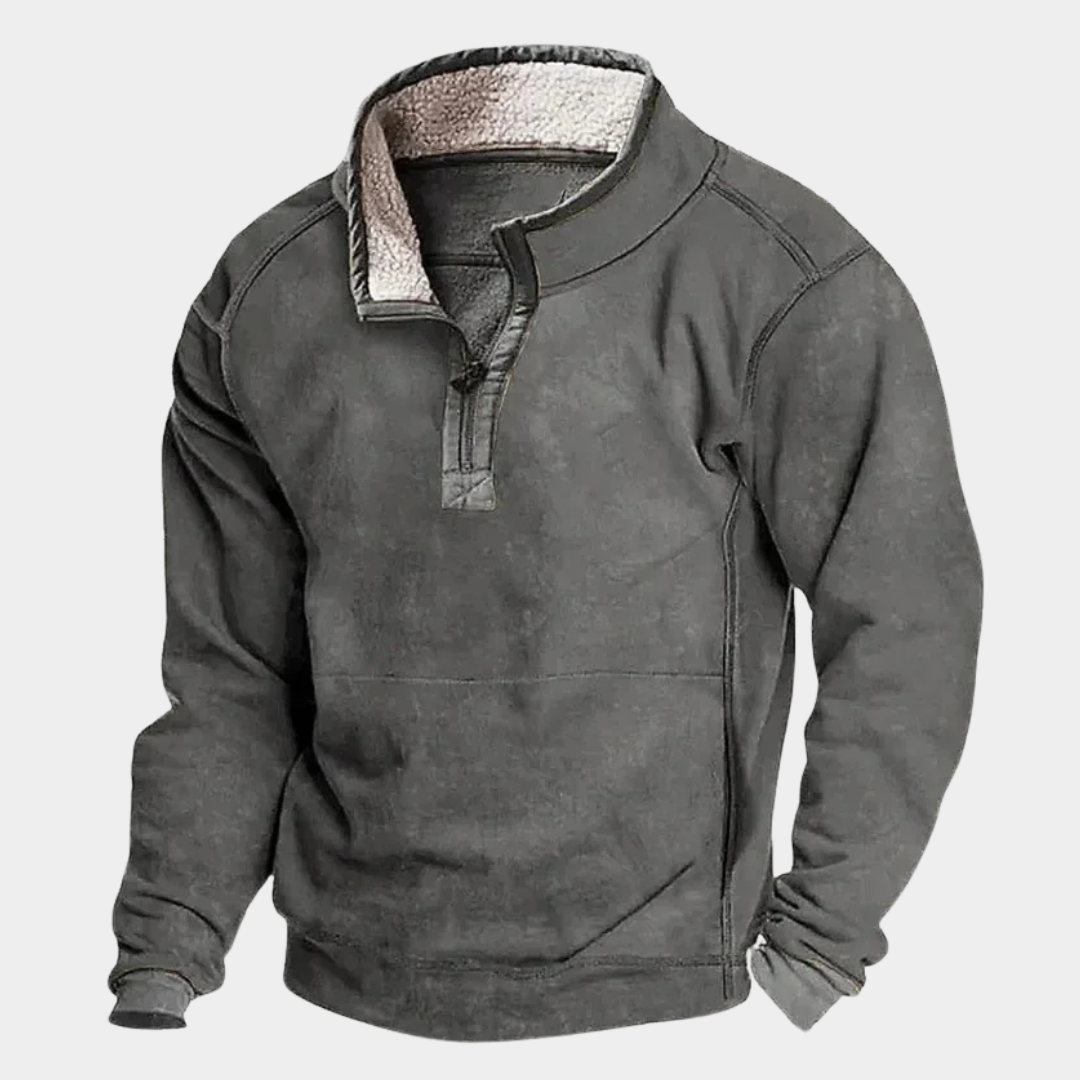 Sophie | Oversized Quarter Zip Sweatshirt Shirts