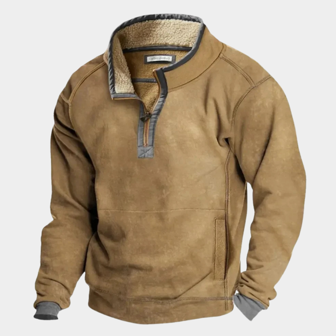 Sophie | Oversized Quarter Zip Sweatshirt Shirts