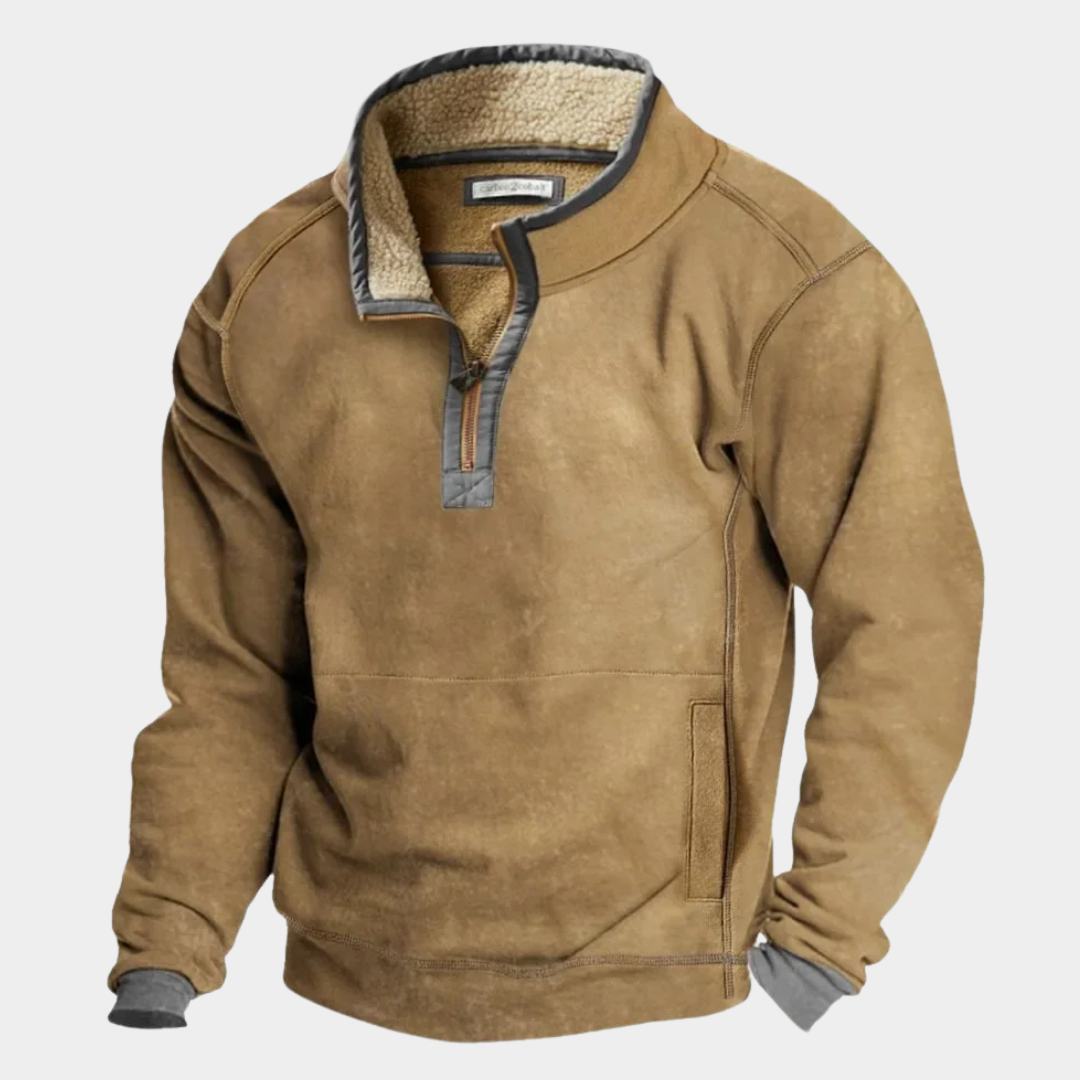 Sophie | Oversized Quarter Zip Sweatshirt Shirts