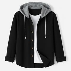 Men's Corduroy Hooded Jacket