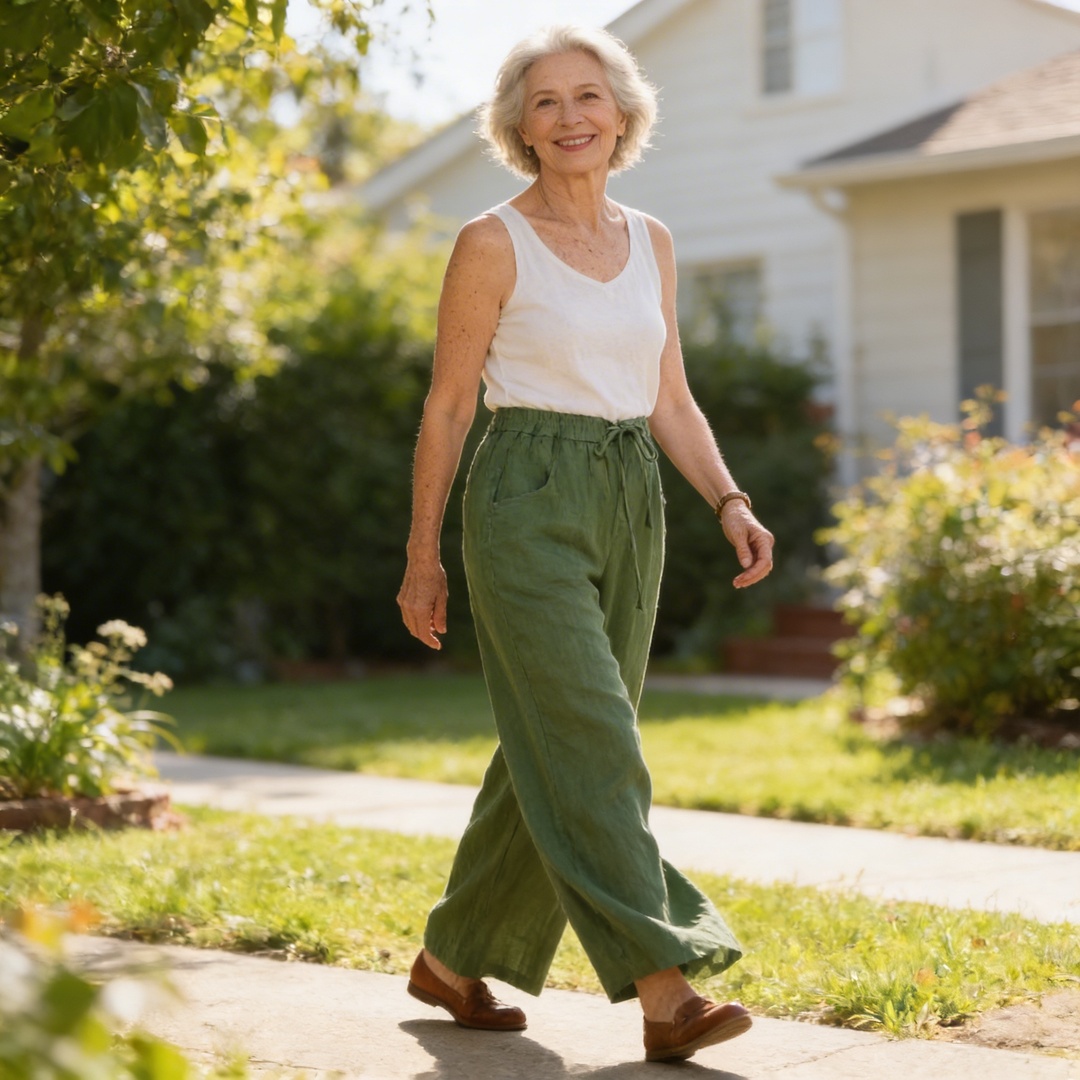 Arlena - LinenEase Wide-Leg Trousers