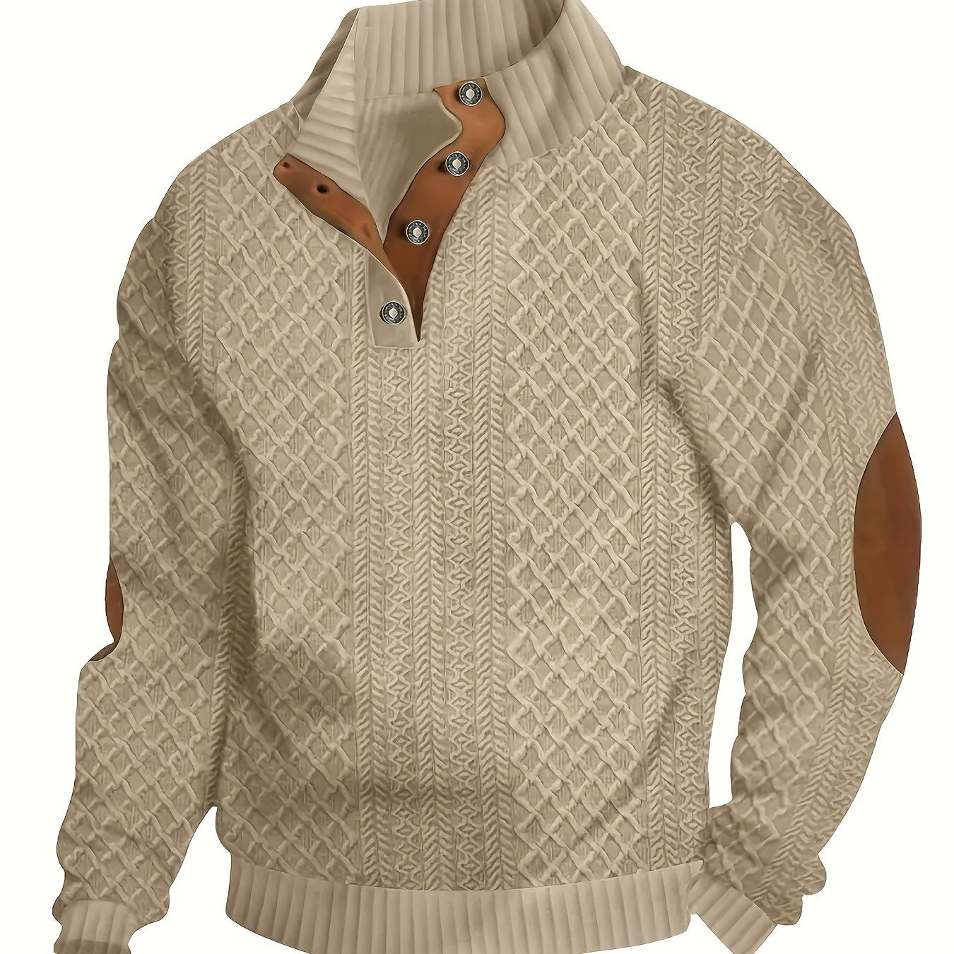 Liam | Fur Collar Men's Sweater Jacket