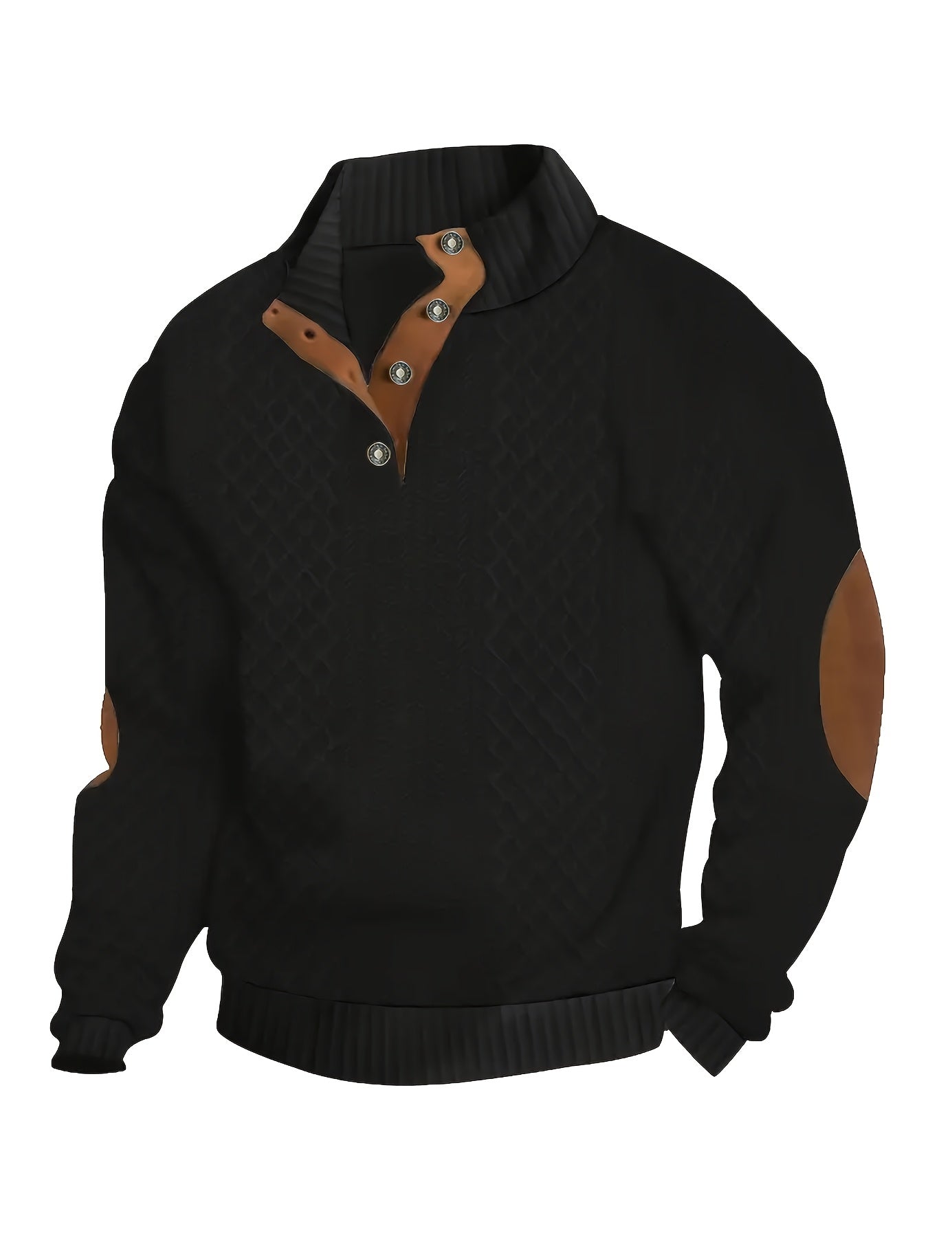 Jacob | Button Up Fur Collar Sweater