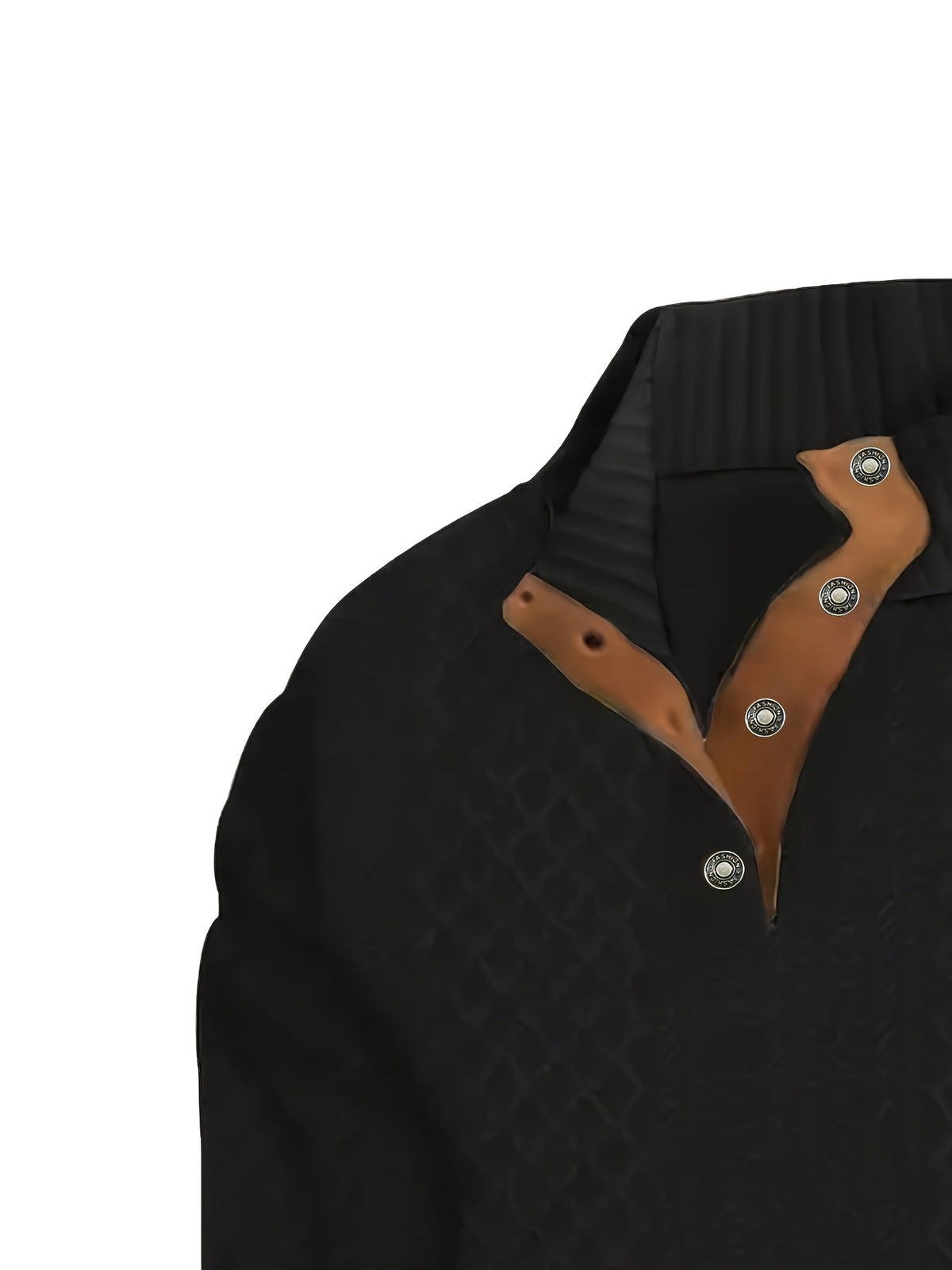Jacob | Button Up Fur Collar Sweater