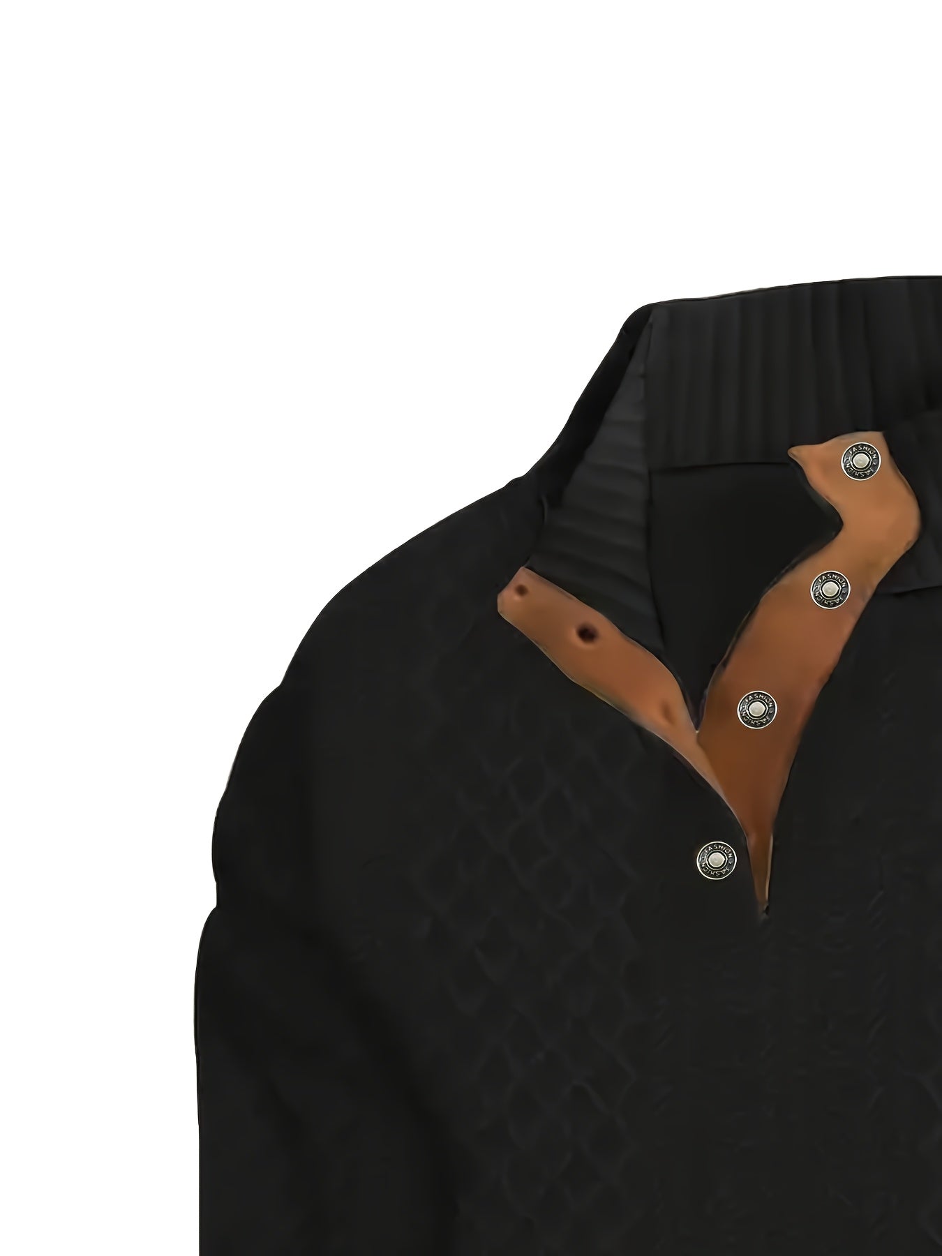 Jacob | Button Up Fur Collar Sweater