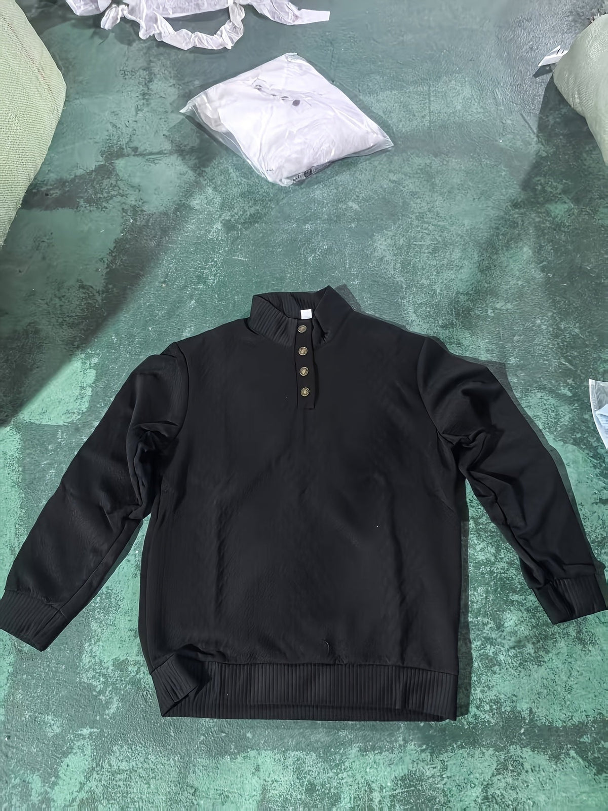 Jacob | Button Up Fur Collar Sweater