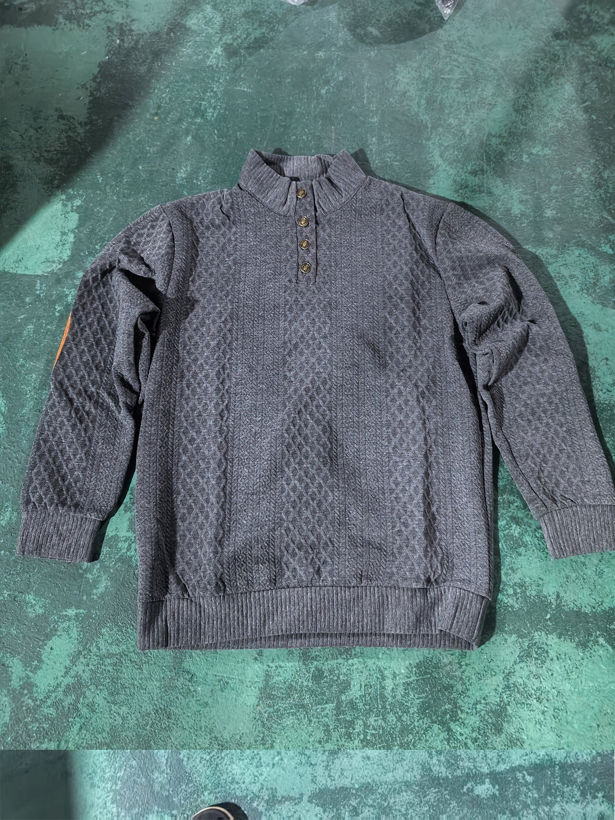 Jacob | Button Up Fur Collar Sweater