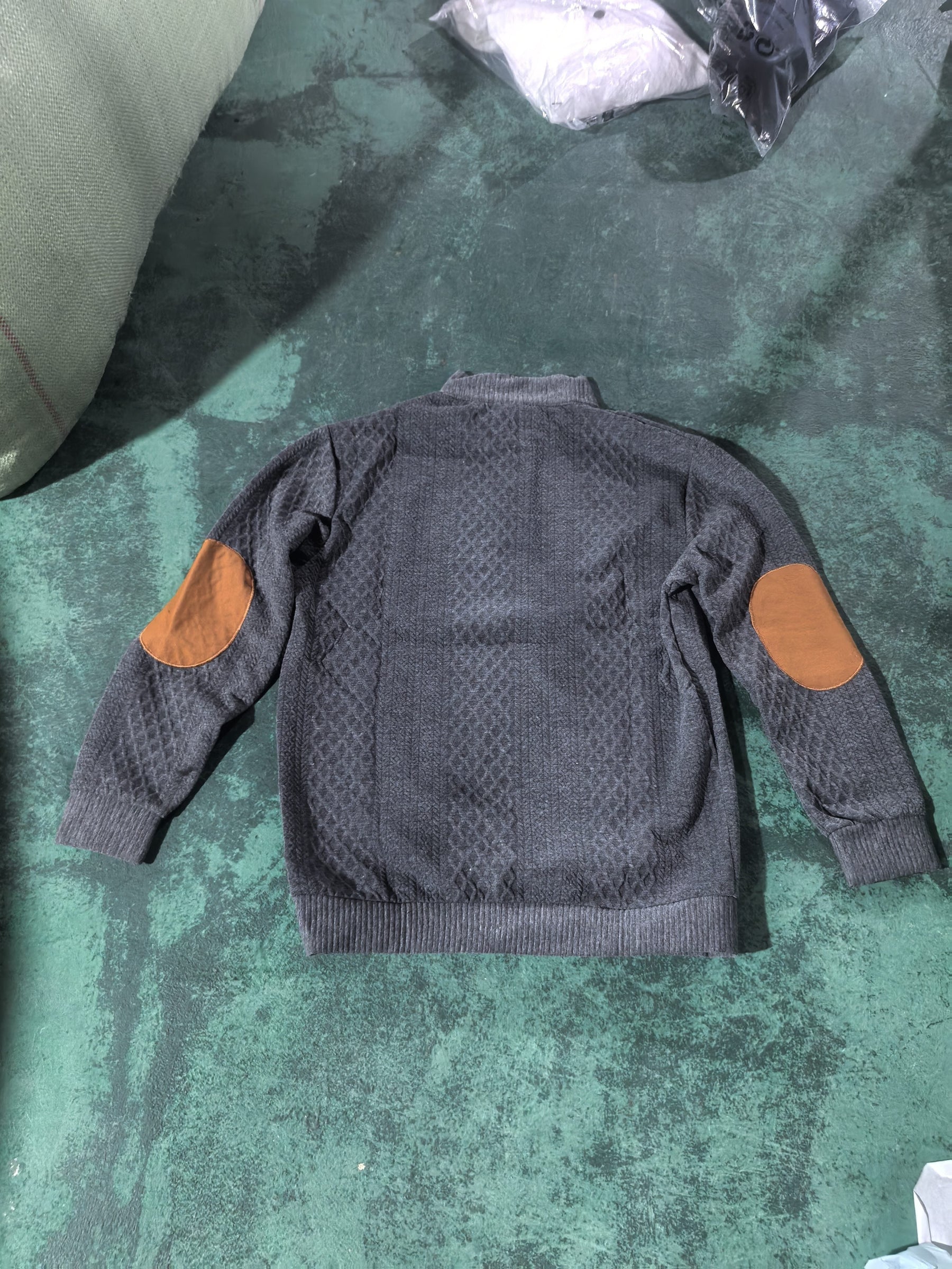 Jacob | Button Up Fur Collar Sweater