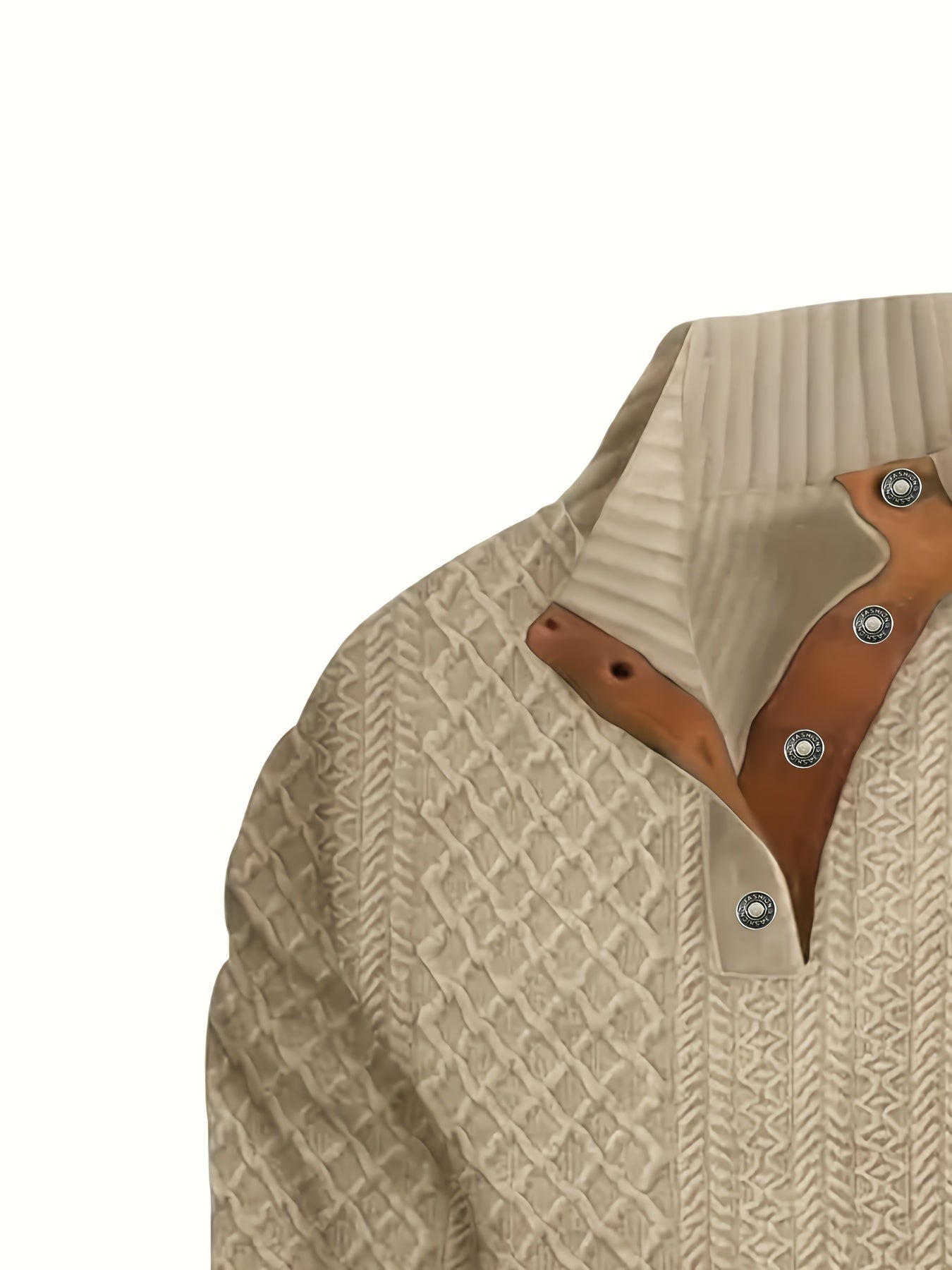 Liam | Fur Collar Men's Sweater Jacket