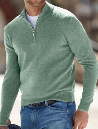 Finn | Men's Collared Half Zip Sweater