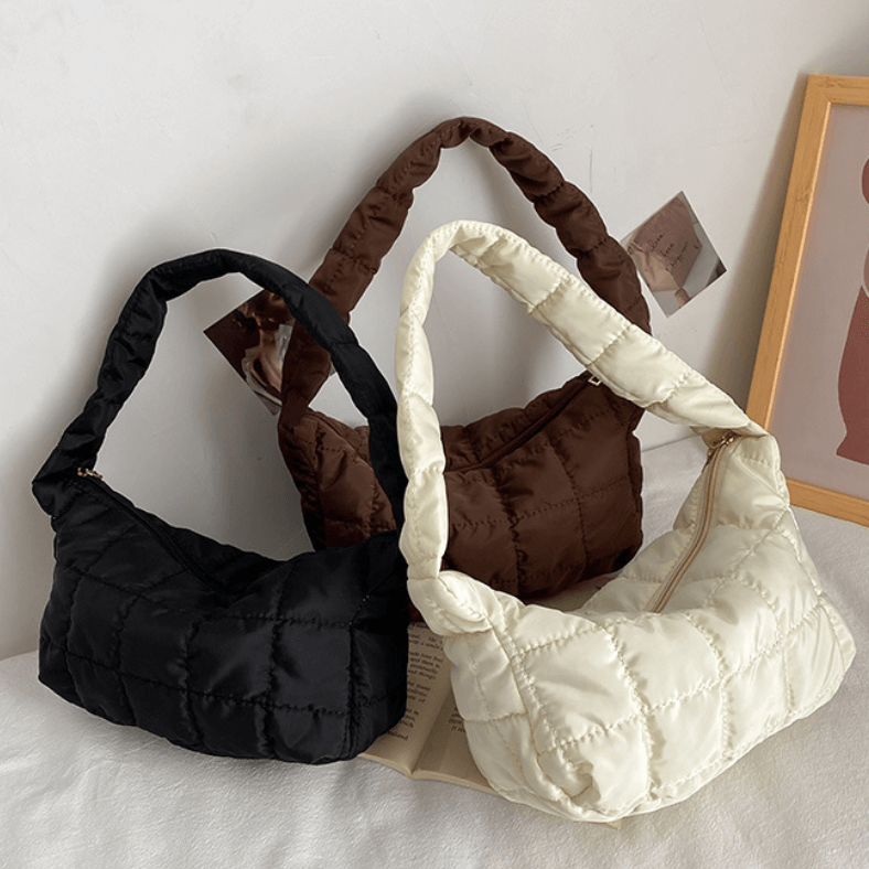 Jade | Women's Quilted Puffer Mini Shoulder Bag