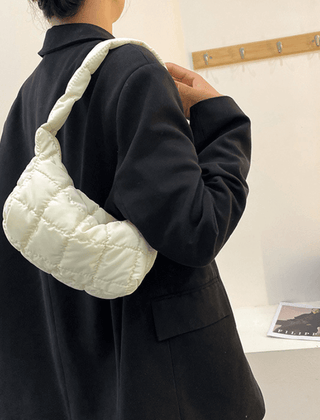 Jade | Women's Quilted Puffer Mini Shoulder Bag
