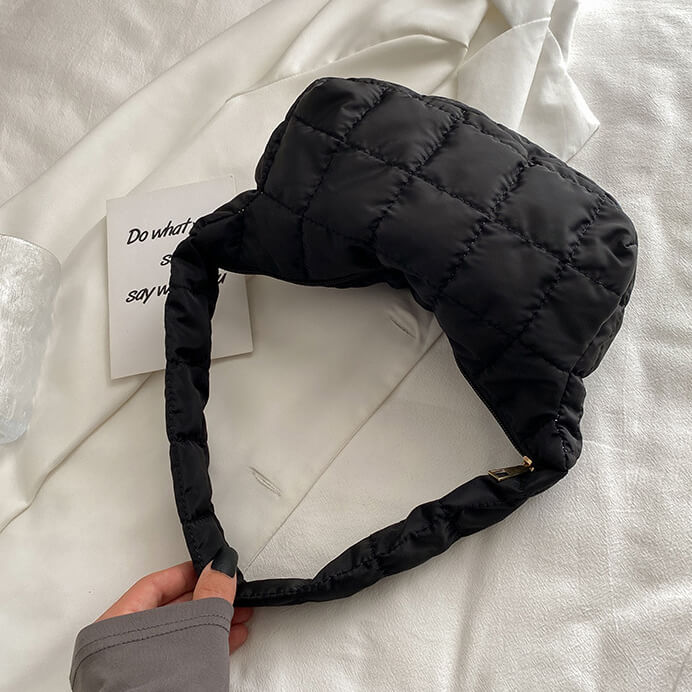 Jade | Women's Quilted Puffer Mini Shoulder Bag