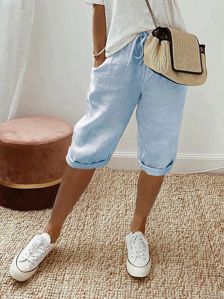 Selma | Cotton Comfort Shorts – Flattering fit. Effortless everyday style.