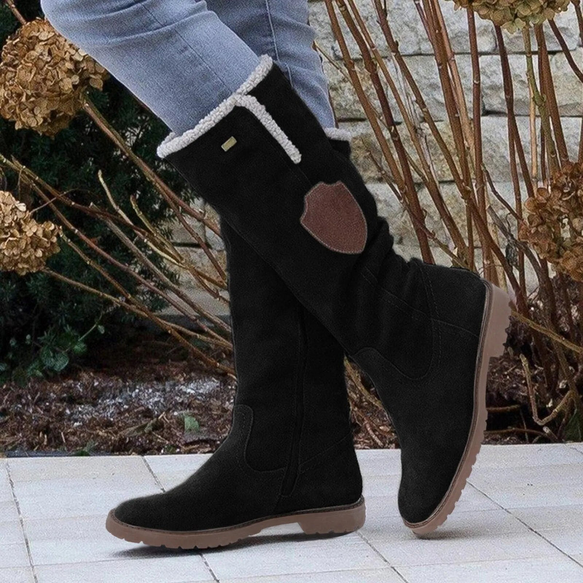 Lena | Women's Suede Lined Mid Calf Winter Boots
