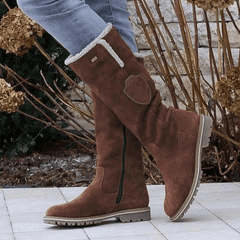 Lena | Women's Suede Lined Mid Calf Winter Boots