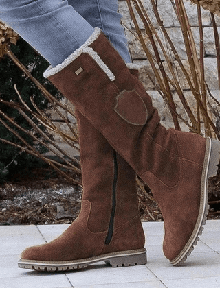 Lena | Women's Suede Lined Mid Calf Winter Boots