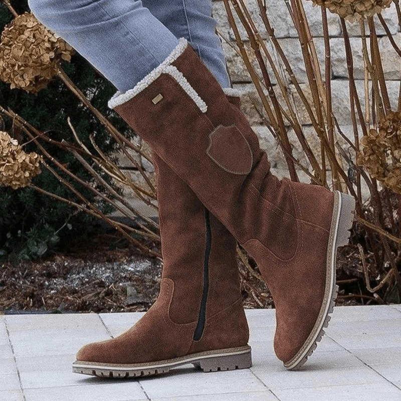 Lena | Women's Suede Lined Mid Calf Winter Boots
