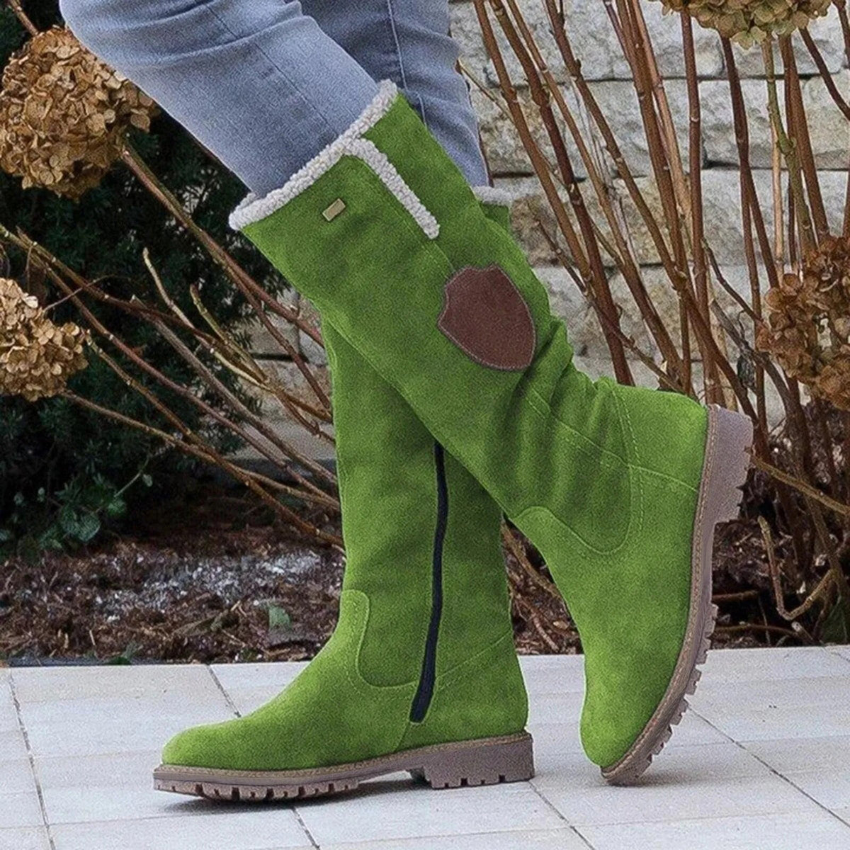 Lena | Women's Suede Lined Mid Calf Winter Boots