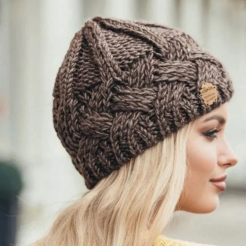 Agnes | Cable Knit Winter Beanie