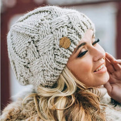 Agnes | Cable Knit Winter Beanie