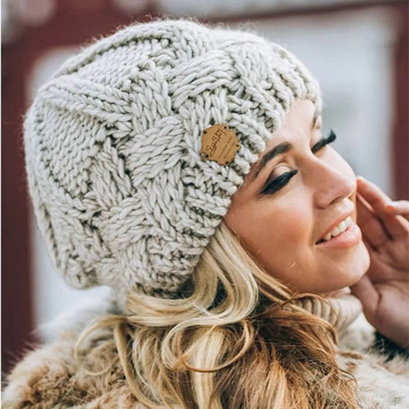 Agnes | Cable Knit Winter Beanie