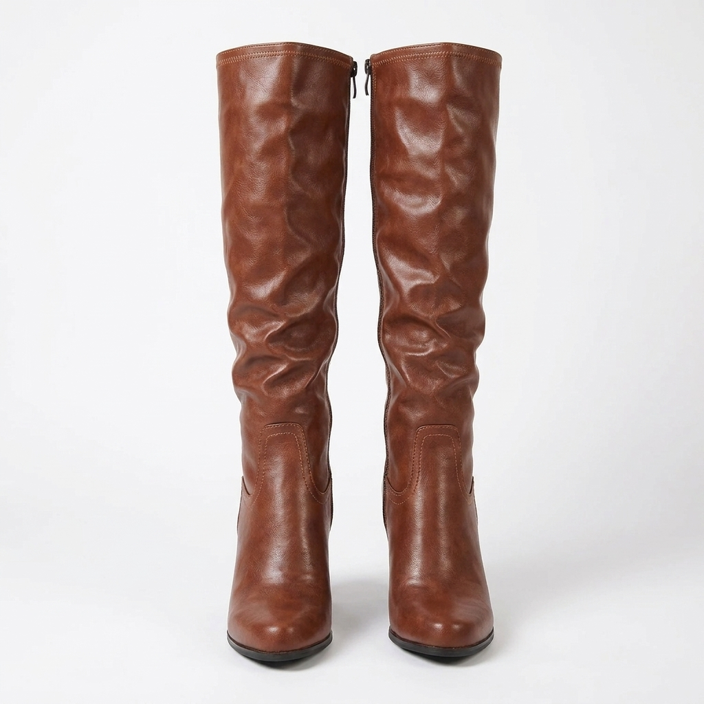 Golda | Block Heel Knee High Boots