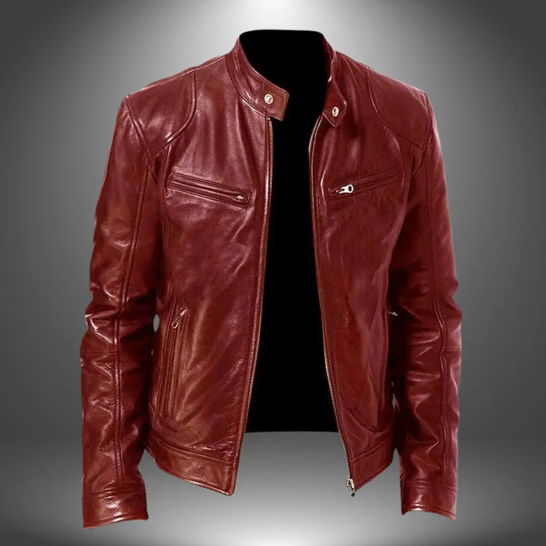 Liam | Leather Biker Men Jacket