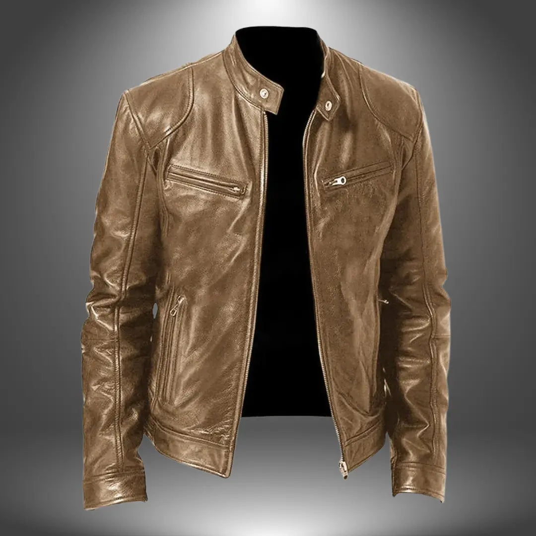 Liam | Leather Biker Men Jacket