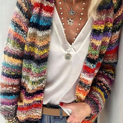 Marisol Cardigan Colourful Open Knit