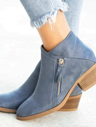 Odette Ankle Boots Leather Look