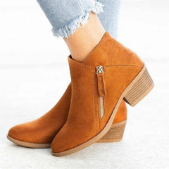 Odette Ankle Boots Leather Look