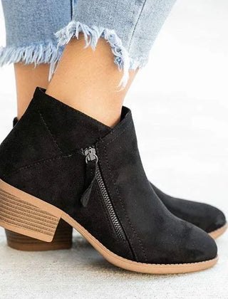 Odette Ankle Boots Leather Look