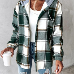 Nadia Hoodie Printed Soft Fleece