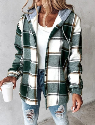 Nadia Hoodie Printed Soft Fleece