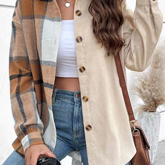 Halle Plaid Blouse Button Down