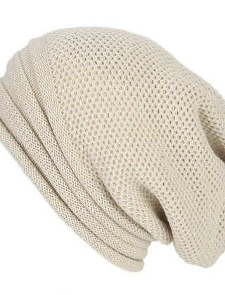 Nell Beanie Knitted Ribbed Warm